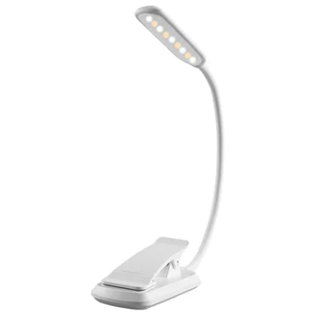 1PC Portable Clip-on Lamp USB Student LED Bedside Desk Lamp Flexible Gooseneck Reading Book Night Light (White)
1PC Portable Clip-on Lamp USB Student LED Bedside Desk Lamp Flexible Gooseneck Reading Book Night Light (White)