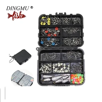 Fishing Accessories Kit 160PCs Including Jig Hooks Fishing Sinker Weights Fishing Swivels Snaps with Fishing Tackle Tool Box
Fishing Accessories Kit 160PCs Including Jig Hooks Fishing Sinker Weights Fishing Swivels Snaps with Fishing Tackle Tool Box
