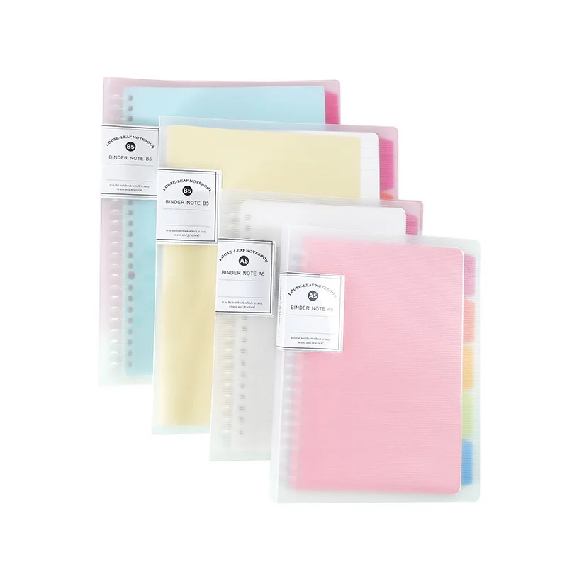 A5/B5 Light Color Cookie Loose-leaf Notebook Notepad Changeable Loose-leaf Paper Binder Notebooks Office Stationery Notebook
A5/B5 Light Color Cookie Loose-leaf Notebook Notepad Changeable Loose-leaf Paper Binder Notebooks Office Stationery Notebook