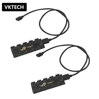 10 RGB Motherboard Synchronization HUB Splitter 1 to 10 RGB SYNC Extension Cable 5V 3 Pin /12V 4IN interface for GIGABYTE AURA
10 RGB Motherboard Synchronization HUB Splitter 1 to 10 RGB SYNC Extension Cable 5V 3 Pin /12V 4IN interface for GIGABYTE AURA