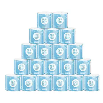 5 Rolls Toilet Paper 4 Layer Rolling Tissue No Fragrance Toilet Paper Rolls Pack for Home Kitchen Toilet Trump 
5 Rolls Toilet Paper 4 Layer Rolling Tissue No Fragrance Toilet Paper Rolls Pack for Home Kitchen Toilet Trump