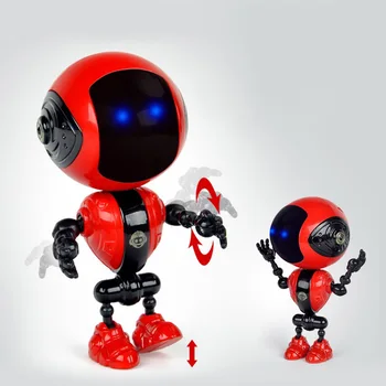 Mini Alloy Robot Rechargeable Kids Touch Sensor LED Music Smart Robot with Movable Joints USB Charging Toys for Children New
Mini Alloy Robot Rechargeable Kids Touch Sensor LED Music Smart Robot with Movable Joints USB Charging Toys for Children New
