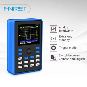DSO1C15 Digital Oscilloscope 500MS/s Sampling Rate 110MHz Analog Bandwidth Support Waveform Storage With 2.4 Inch Screen
DSO1C15 Digital Oscilloscope 500MS/s Sampling Rate 110MHz Analog Bandwidth Support Waveform Storage With 2.4 Inch Screen