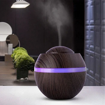 Electric Humidifier Essential Aroma Oil Diffuser Ultrasonic Wood Grain Air Humidifier USB Mini Mist Maker LED Light
Electric Humidifier Essential Aroma Oil Diffuser Ultrasonic Wood Grain Air Humidifier USB Mini Mist Maker LED Light