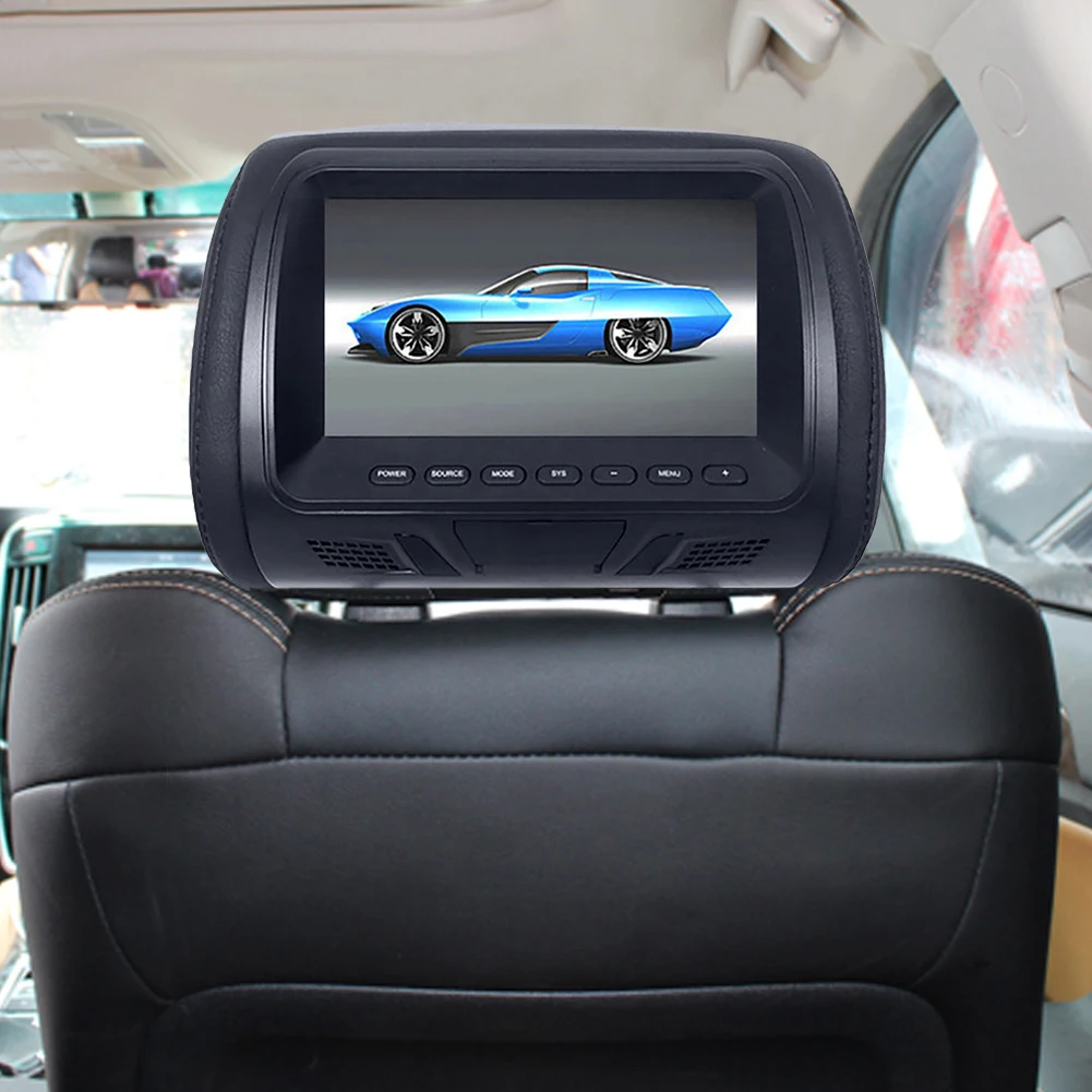 3 Colors 7 Inch Car Headrest Monitor Rear Seat Entertainment Multimedia DVD Player HD Digital Screen Liquid Crystal Display
3 Colors 7 Inch Car Headrest Monitor Rear Seat Entertainment Multimedia DVD Player HD Digital Screen Liquid Crystal Display