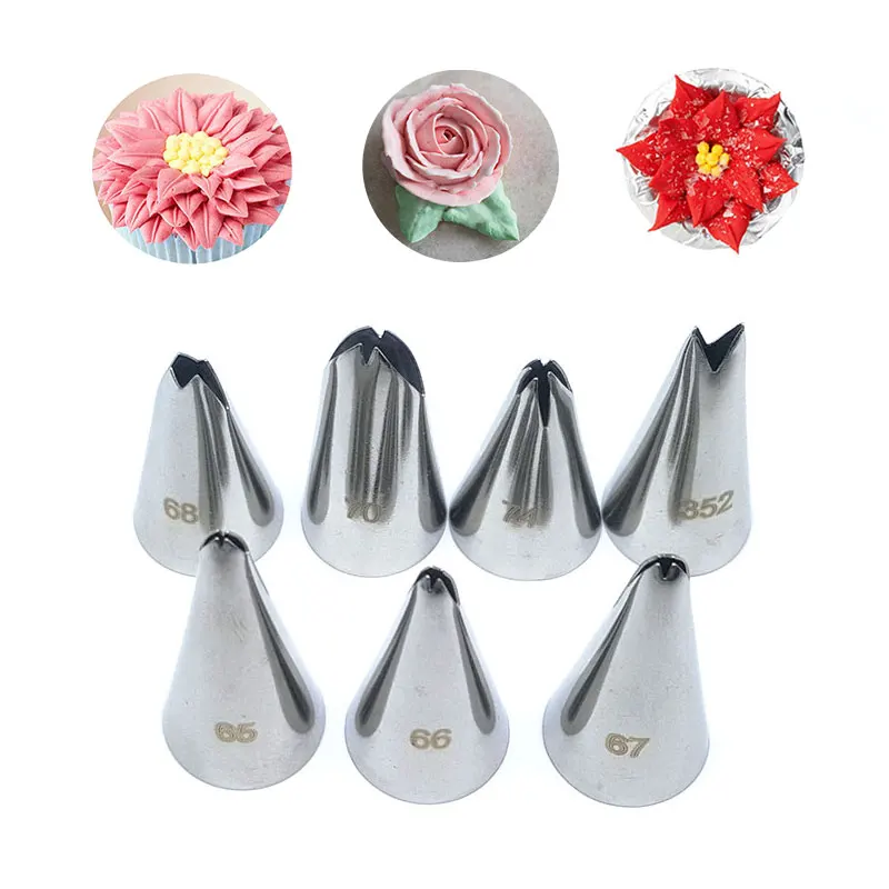 7pcs/set Leaf Cream Nozzle for Cake Decorating DIY Icing Piping Nozzle Pastry Tool Cake Head
7pcs/set Leaf Cream Nozzle for Cake Decorating DIY Icing Piping Nozzle Pastry Tool Cake Head