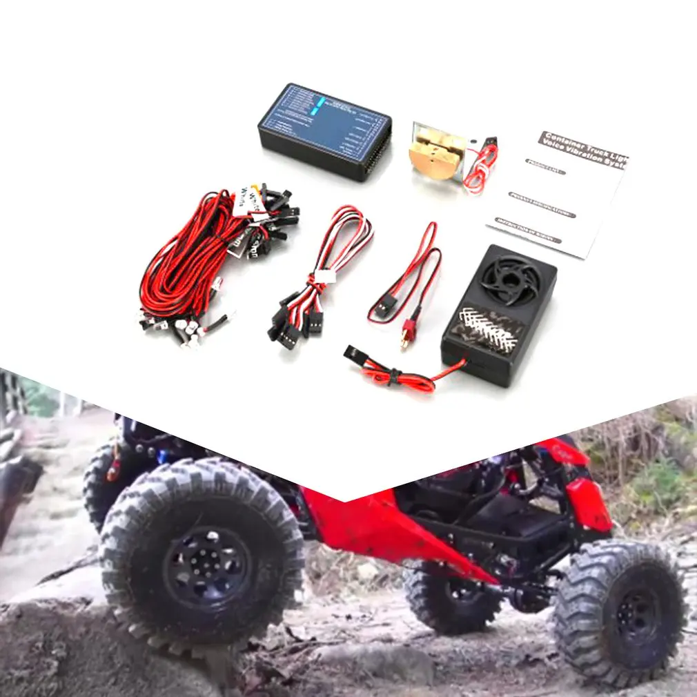 G.T. POWER Lighting and Voice Vibration System RC Car Parts Kit for Tamiya RC4WD Tractor RC Car Vehicle Accessories 
G.T. POWER Lighting and Voice Vibration System RC Car Parts Kit for Tamiya RC4WD Tractor RC Car Vehicle Accessories