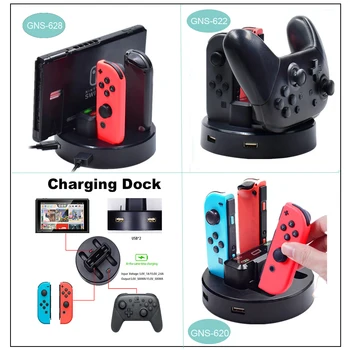 For Nintendo Switch Charging Dock Station Charger Stand for Nintend Switch Joycon Joystick Gamepad Charger Pro Controller
For Nintendo Switch Charging Dock Station Charger Stand for Nintend Switch Joycon Joystick Gamepad Charger Pro Controller