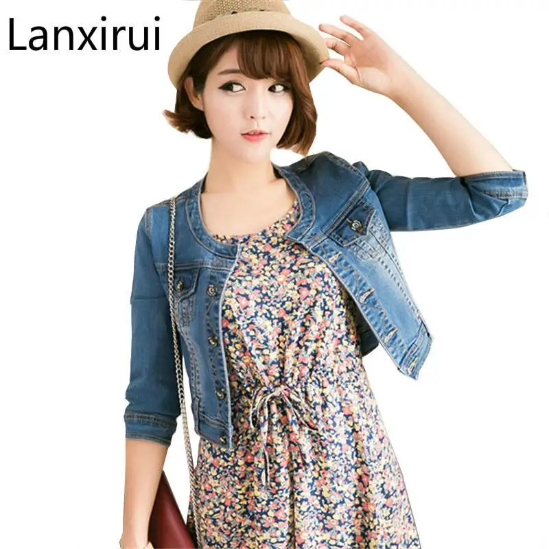New Arrival Spring /Antumn Short Denim Jackets Vintage Casual Coat Women 'S Denim Jacket For Outerwear Jeans Female
New Arrival Spring /Antumn Short Denim Jackets Vintage Casual Coat Women 'S Denim Jacket For Outerwear Jeans Female