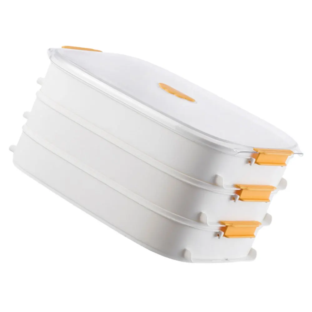 1Pc Food Box Plastic Keep Fresh 3 Layers Freezer Storage Dumpling Box Food Container Refrigerator Bin Organizer for Kitchen
1Pc Food Box Plastic Keep Fresh 3 Layers Freezer Storage Dumpling Box Food Container Refrigerator Bin Organizer for Kitchen