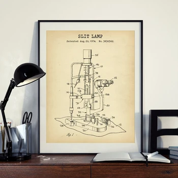 Slit Lamp Patent Print Optometry Poster Optician Tools Blueprint Ophthalmology Wall Art Canvas Painting Eye Doctor Clinic Decor
Slit Lamp Patent Print Optometry Poster Optician Tools Blueprint Ophthalmology Wall Art Canvas Painting Eye Doctor Clinic Decor