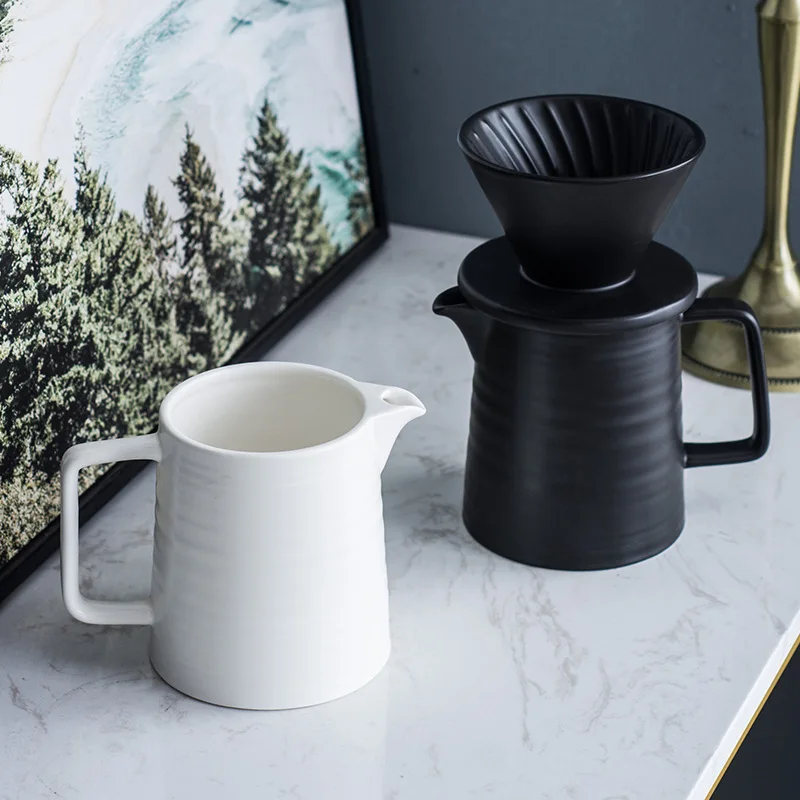 Ceramic Coffee Dripper 1-2 Cups Coffee Drip Filter Pot Permanent Pour Over Coffee Maker with Separate Stand for Filte 500ml
Ceramic Coffee Dripper 1-2 Cups Coffee Drip Filter Pot Permanent Pour Over Coffee Maker with Separate Stand for Filte 500ml