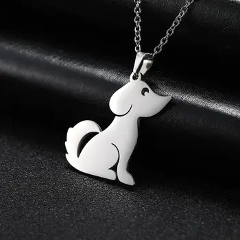 EUEAVAN 10pcs/lot Dog Animal Stainless Steel Necklace Rolo Chain Necklaces Women Men Pendant Gift For Friend Wholesale
EUEAVAN 10pcs/lot Dog Animal Stainless Steel Necklace Rolo Chain Necklaces Women Men Pendant Gift For Friend Wholesale