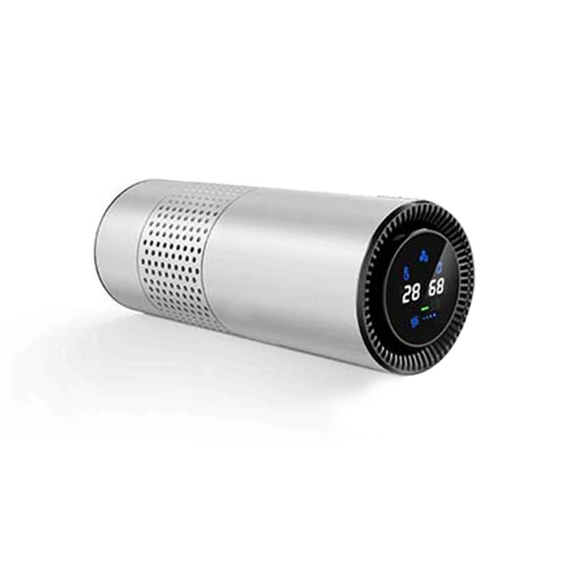 EAS-Air Purifier With Hepa Filter Fresh Air Anion Car Air Purifier Infrared Sensor Air Cleaner Best For Car Home Office Silver
EAS-Air Purifier With Hepa Filter Fresh Air Anion Car Air Purifier Infrared Sensor Air Cleaner Best For Car Home Office Silver