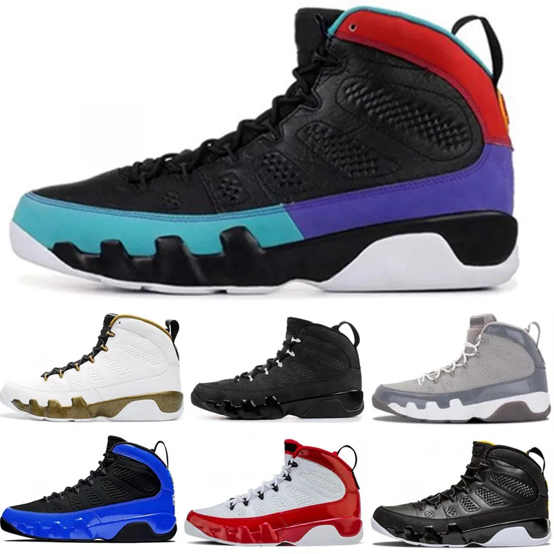 

Cheap 9 9s Basketball Shoes Bred Pearl Racer Blue Gym Red Dream It UNC Oreo Anthracite Reflective Mens Designer Sneakers 40-46