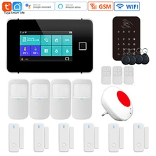 Home Security Alarm System Tuya Smart 4.3 Inch TFT Screen Fingerprint Arming Burglar Syatem 433MHz WiFi GSM Low Voltage Alert
Home Security Alarm System Tuya Smart 4.3 Inch TFT Screen Fingerprint Arming Burglar Syatem 433MHz WiFi GSM Low Voltage Alert