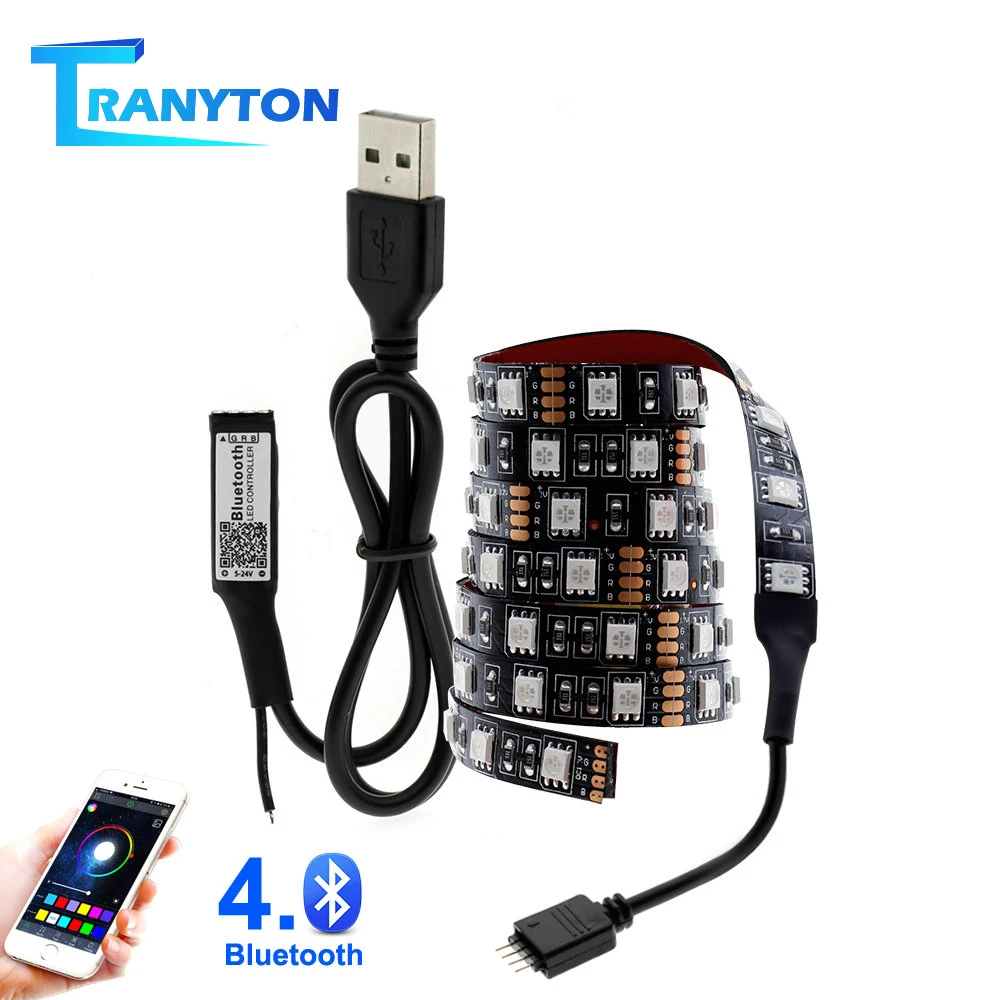 USB LED Strip 5050 RGB Changeable 5V 0.5m 1m 2m 3m 4m 5m with USB Controller Set LED Light Desktop Screen Backlight Diode Tape
USB LED Strip 5050 RGB Changeable 5V 0.5m 1m 2m 3m 4m 5m with USB Controller Set LED Light Desktop Screen Backlight Diode Tape