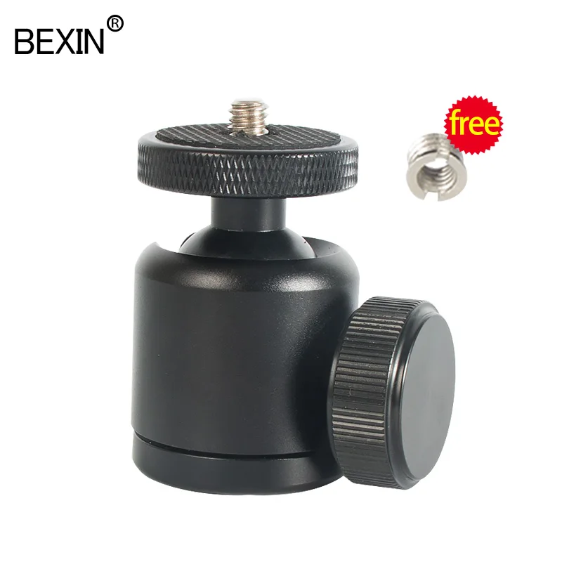 360° Mini ballhead camera mount adapter monopod head portable tripod ball head phone support multipurpose ball for dslr camera
360° Mini ballhead camera mount adapter monopod head portable tripod ball head phone support multipurpose ball for dslr camera