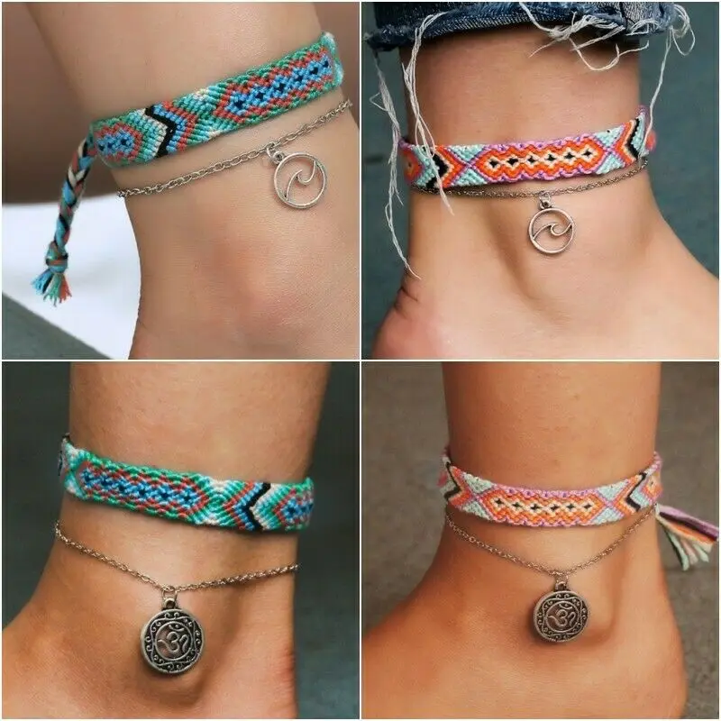 2Pcs Fashion Women Ankle Bracelet Silver Anklet Foot Chain Beach Beads Bracelets Jewellery Boho Holiday Ankle Accessories
2Pcs Fashion Women Ankle Bracelet Silver Anklet Foot Chain Beach Beads Bracelets Jewellery Boho Holiday Ankle Accessories