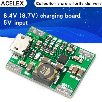 5V input 8.4V (8.7V) charging board Dual lithium charging board 2S charging board
5V input 8.4V (8.7V) charging board Dual lithium charging board 2S charging board