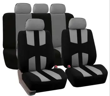 

HiMISS 9Pcs Car Seat Covers Set for 5 Seat Car Universal Application 4 Seasons Available