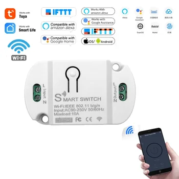 5PCS Tuya Basic Wifi Wireless Switch Universal For Smart Home Automation Module Timer Diy Remote Controllerfor Iphone Ios 10A
5PCS Tuya Basic Wifi Wireless Switch Universal For Smart Home Automation Module Timer Diy Remote Controllerfor Iphone Ios 10A