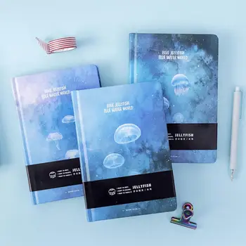 "Blue Jellyfish" Hard Cover Notebook Blank Art Drawing Papers Journal Study Diary Notepad Stationery Gift
"Blue Jellyfish" Hard Cover Notebook Blank Art Drawing Papers Journal Study Diary Notepad Stationery Gift