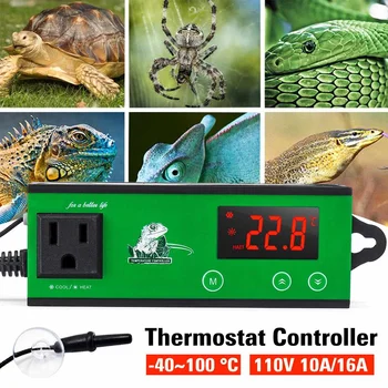 110V 10A/16A Digital LED Temperature Controller Thermostat For Aquarium Reptiles Amphibians Switchable Electronic Thermostat
110V 10A/16A Digital LED Temperature Controller Thermostat For Aquarium Reptiles Amphibians Switchable Electronic Thermostat