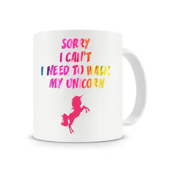 Sorry I Can't I Need To Walk My.. Unicorn Mugs, Unicorn Mug,Funny Coffee Mug Cup with Stirring Spoon
Sorry I Can't I Need To Walk My.. Unicorn Mugs, Unicorn Mug,Funny Coffee Mug Cup with Stirring Spoon