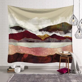 Mountains Wall Hanging Tapestry Modern Style Fog Fantasy Magical Trees Landscape Tapestry Thin Blanket 
Mountains Wall Hanging Tapestry Modern Style Fog Fantasy Magical Trees Landscape Tapestry Thin Blanket