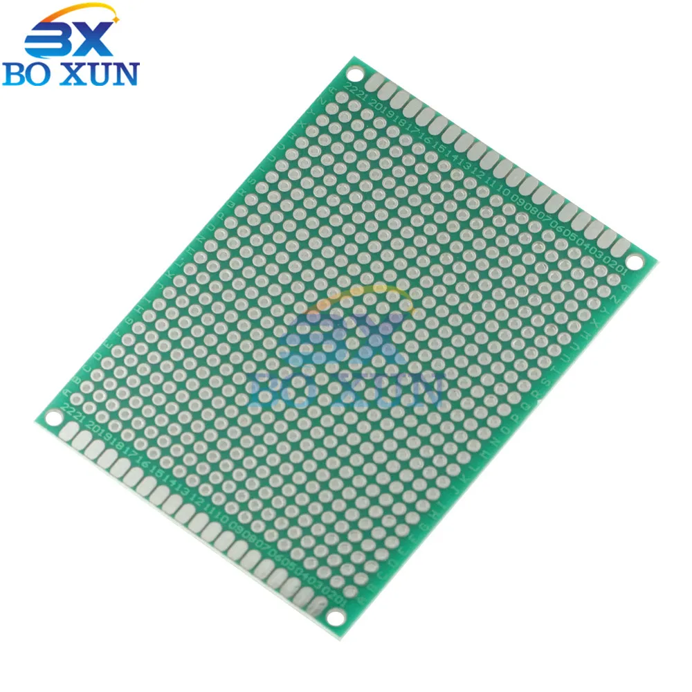 6X8cm 6*8cm Double Side Prototype pcb Breadboard Universal for Arduino 2.54mm Glass Fiber Practice DIY Kit Tinned
6X8cm 6*8cm Double Side Prototype pcb Breadboard Universal for Arduino 2.54mm Glass Fiber Practice DIY Kit Tinned