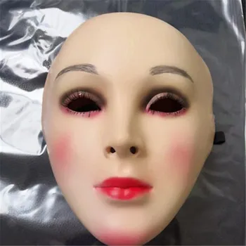 Quality Handmade Soft Latex Realistic Full Head Female/Girl Crossdress Sexy Doll Face Cosplay Mask Crossgender Drag Queen Mask
Quality Handmade Soft Latex Realistic Full Head Female/Girl Crossdress Sexy Doll Face Cosplay Mask Crossgender Drag Queen Mask