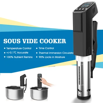 Vacuum Slow Sous Vide Food Cooker 2000W Powerful 15L Immersion Circulator Machine LCD Digital Timer Display Stainless Steel
Vacuum Slow Sous Vide Food Cooker 2000W Powerful 15L Immersion Circulator Machine LCD Digital Timer Display Stainless Steel