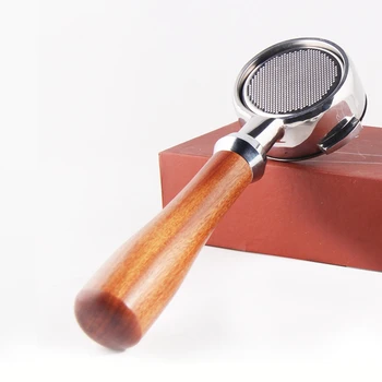 58MM Modified Filter Coffee Machine Handle Stainless Steel Bottomless Solid Wood for Aibo E61 Handle Portafilter
58MM Modified Filter Coffee Machine Handle Stainless Steel Bottomless Solid Wood for Aibo E61 Handle Portafilter