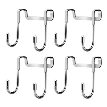 4PCS S-shaped Kitchen Strong Hook Household Stainless Steel Door Back Hanging Door Hanger Holder 
4PCS S-shaped Kitchen Strong Hook Household Stainless Steel Door Back Hanging Door Hanger Holder