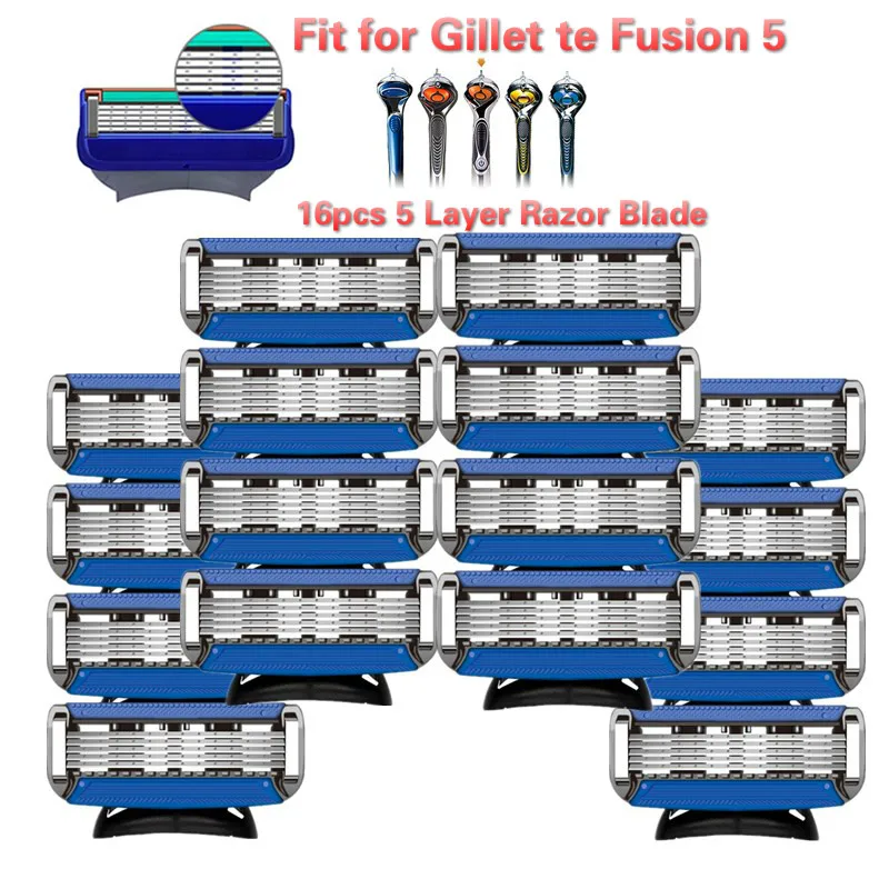 Men's Shaver Razor Blade for Men Machine for Shaving Blade for Gillet te Fusion 5 Layer Stainless Steel Straight Razor
Men's Shaver Razor Blade for Men Machine for Shaving Blade for Gillet te Fusion 5 Layer Stainless Steel Straight Razor