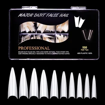 500pcs Natural/transparent False Nails Extra Long False Nail Tips Acrylic Gel Salon Half Cover Tip Nail Tools Faux Ongles
500pcs Natural/transparent False Nails Extra Long False Nail Tips Acrylic Gel Salon Half Cover Tip Nail Tools Faux Ongles