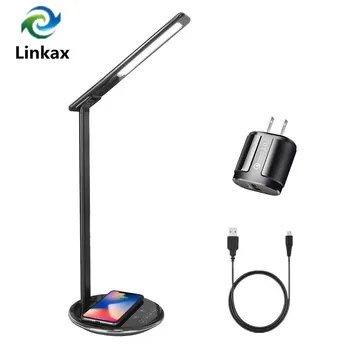 New Dimmable Touch Timer LED Table Desk Lamp QI Wireless Charging Eye Protection Multi-Function Reading Light For Phone charge
New Dimmable Touch Timer LED Table Desk Lamp QI Wireless Charging Eye Protection Multi-Function Reading Light For Phone charge