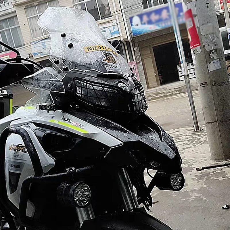 Motorcycle Parts Accessories Headlight Guard Protector Grille Covers (8)