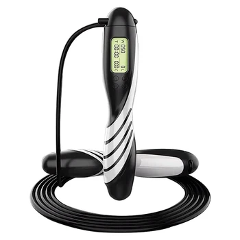 Jump Rope Digital Weight Adjustable Workout Skipping Rope Calories Time Setting with Counter for Men Women Kids Girls
Jump Rope Digital Weight Adjustable Workout Skipping Rope Calories Time Setting with Counter for Men Women Kids Girls