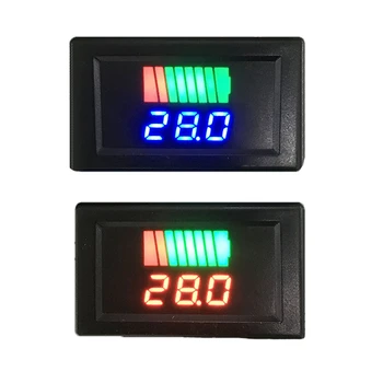 12-60V Lead Acid Battery Charge Level Indicator Battery Tester Lithium Capacity Meter Dual LED Tester Digital Voltmeter
12-60V Lead Acid Battery Charge Level Indicator Battery Tester Lithium Capacity Meter Dual LED Tester Digital Voltmeter