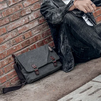 Newhotstacy Bag 100419 Men's canvas single shoulder bag envelope bag cross body bag
Newhotstacy Bag 100419 Men's canvas single shoulder bag envelope bag cross body bag