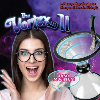 Creative Transparent Vortex Piggy Bank Gravity Circling Saving Box Vortex Bank
Creative Transparent Vortex Piggy Bank Gravity Circling Saving Box Vortex Bank