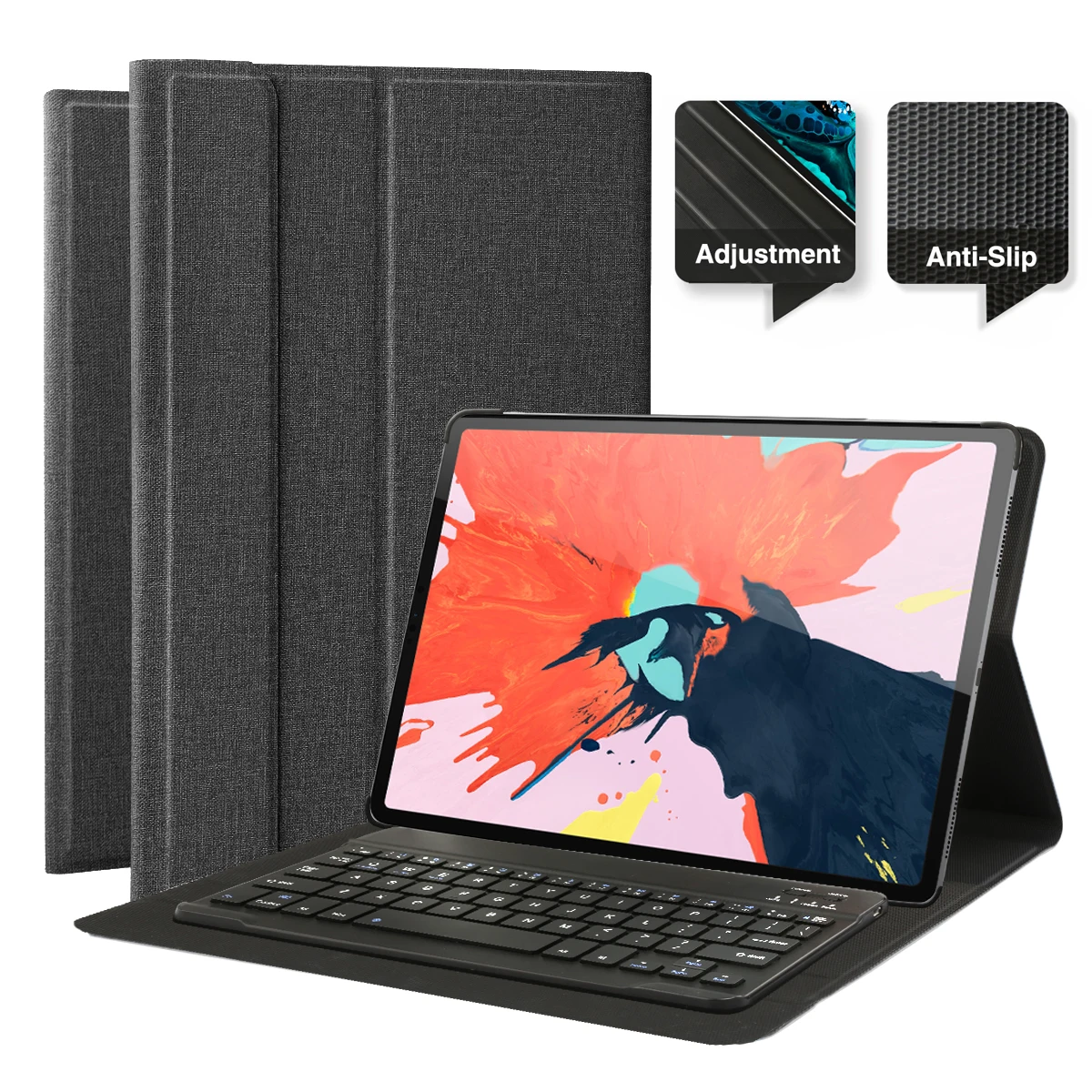 Bluetooth Keyboard Case for iPad Pro 12.9 inch 3rd Generation for Apple iPad 2018 Tablet A1876 A1895 A1983 A2014 AZERTY QWERTZ
Bluetooth Keyboard Case for iPad Pro 12.9 inch 3rd Generation for Apple iPad 2018 Tablet A1876 A1895 A1983 A2014 AZERTY QWERTZ