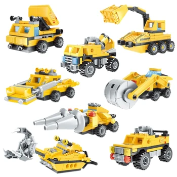 8 Types of 52 Transformation Engineering Vehicles, Building Blocks, Infrastructure, Crazy Building Blocks,Children's Puzzle, DIY
8 Types of 52 Transformation Engineering Vehicles, Building Blocks, Infrastructure, Crazy Building Blocks,Children's Puzzle, DIY