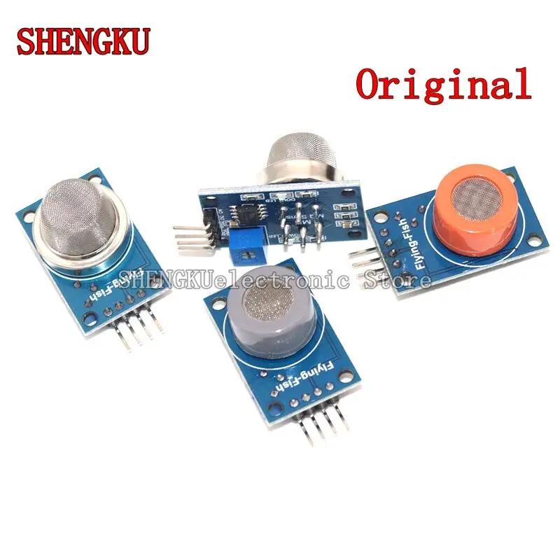 Gas Sensor Module Smoke methane liquefied MQ-2 MQ-3 MQ-4 MQ-5 MQ-6 MQ-7 MQ-8 MQ-9 MQ-135 for Arduino Starter DIY Kit
Gas Sensor Module Smoke methane liquefied MQ-2 MQ-3 MQ-4 MQ-5 MQ-6 MQ-7 MQ-8 MQ-9 MQ-135 for Arduino Starter DIY Kit