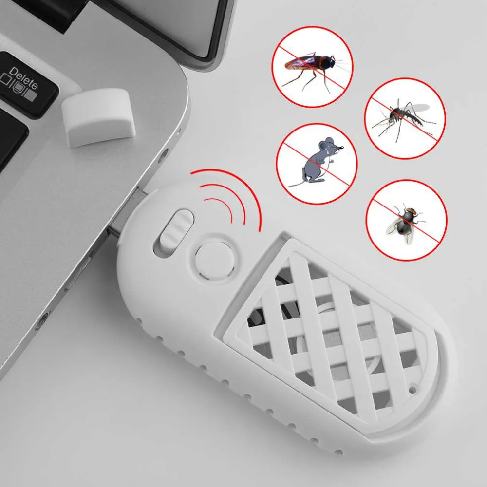 USB Portable Electronic Ultrasonic Mouse Killer Mouse Cockroach Trap Mosquito Repeller Insect Rats Spiders Control
USB Portable Electronic Ultrasonic Mouse Killer Mouse Cockroach Trap Mosquito Repeller Insect Rats Spiders Control