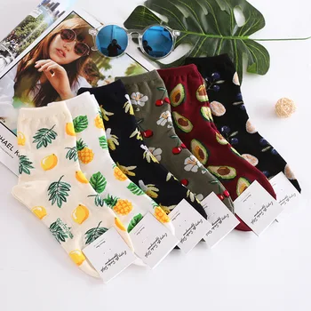 Harajuku Cute Flamingos/Avocado/Pineapple Novelty Socks Women Kawaii Animal Fruit Socks Plant Funny Calcetines Mujer
Harajuku Cute Flamingos/Avocado/Pineapple Novelty Socks Women Kawaii Animal Fruit Socks Plant Funny Calcetines Mujer
