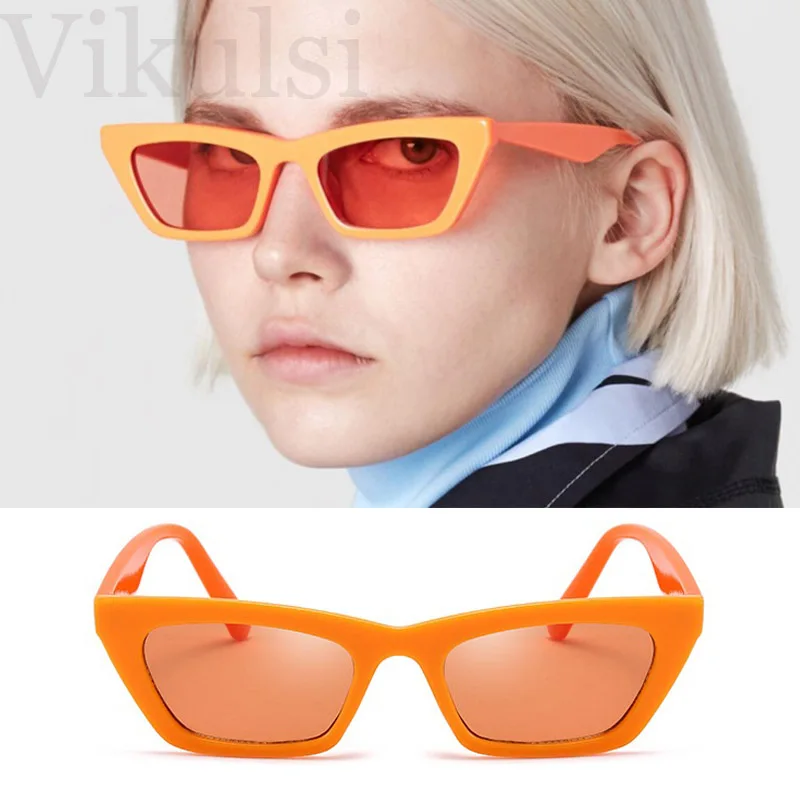 Unisex Retro Fashion Cat Eye Sunglasses Women Brand Designer Small Square Sun Glasses For Female Trend Sun Glasses Orange Shades
Unisex Retro Fashion Cat Eye Sunglasses Women Brand Designer Small Square Sun Glasses For Female Trend Sun Glasses Orange Shades