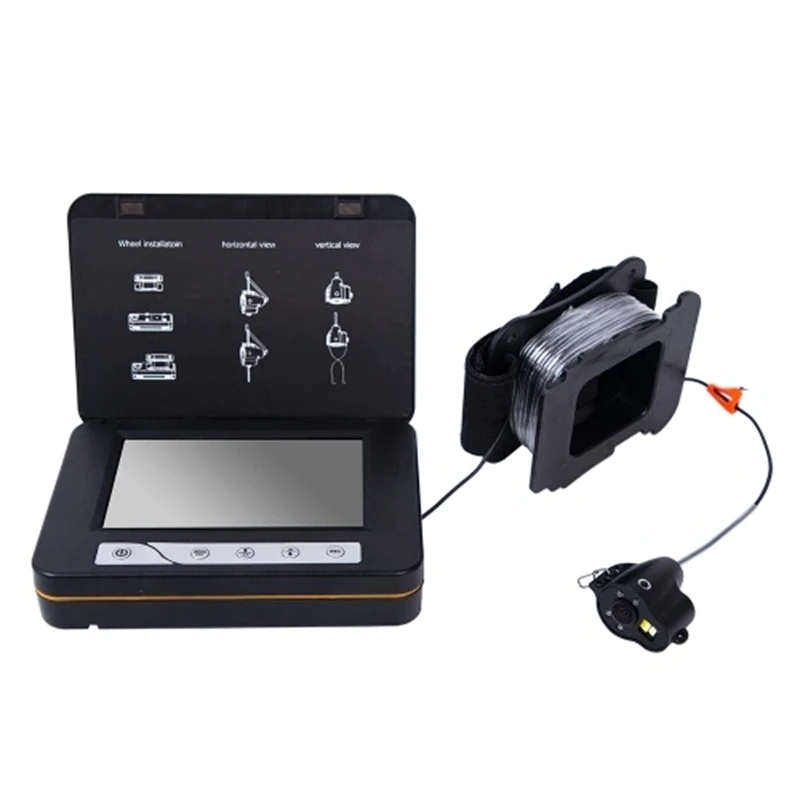 FULL-15M Fish Finder Underwater Ice Fishing Camera 5 Inch LCD Monitor Camera with Night-Vision Temperature Direction Depth Displ
FULL-15M Fish Finder Underwater Ice Fishing Camera 5 Inch LCD Monitor Camera with Night-Vision Temperature Direction Depth Displ